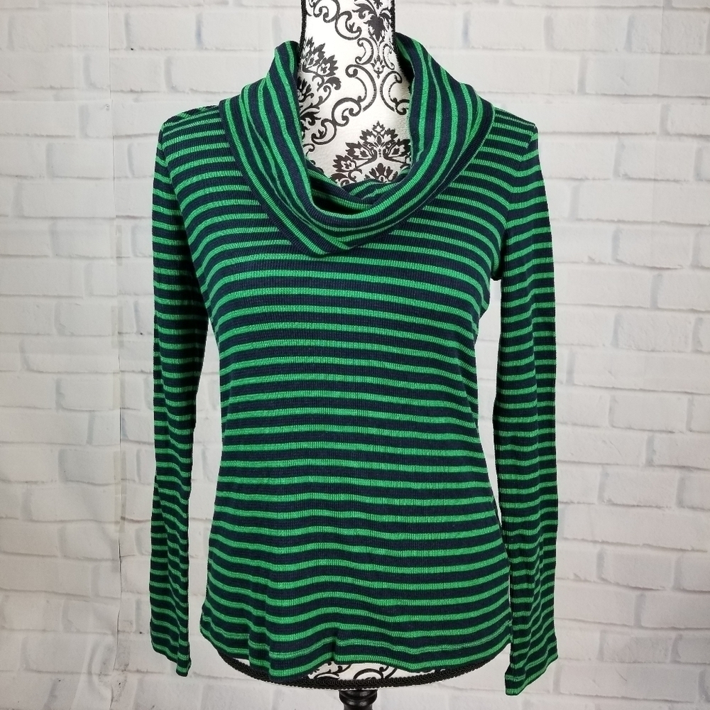 Gap The Octavia size small stretch knit stripe top